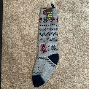 NWT Stance Holiday Stocking Grey Sweater Style